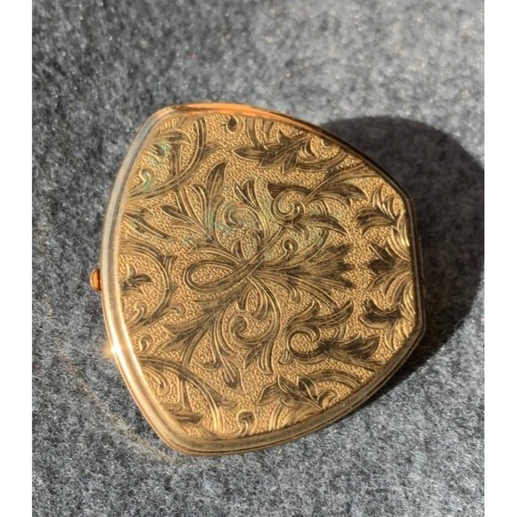 Unknown Maker Incised Decoration, Lip stick holder and mirror for purse  purse s - Picture 1 of 4